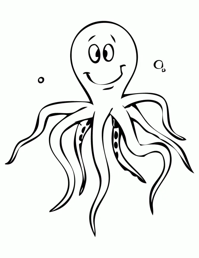 Pulpo Para Colorear 60