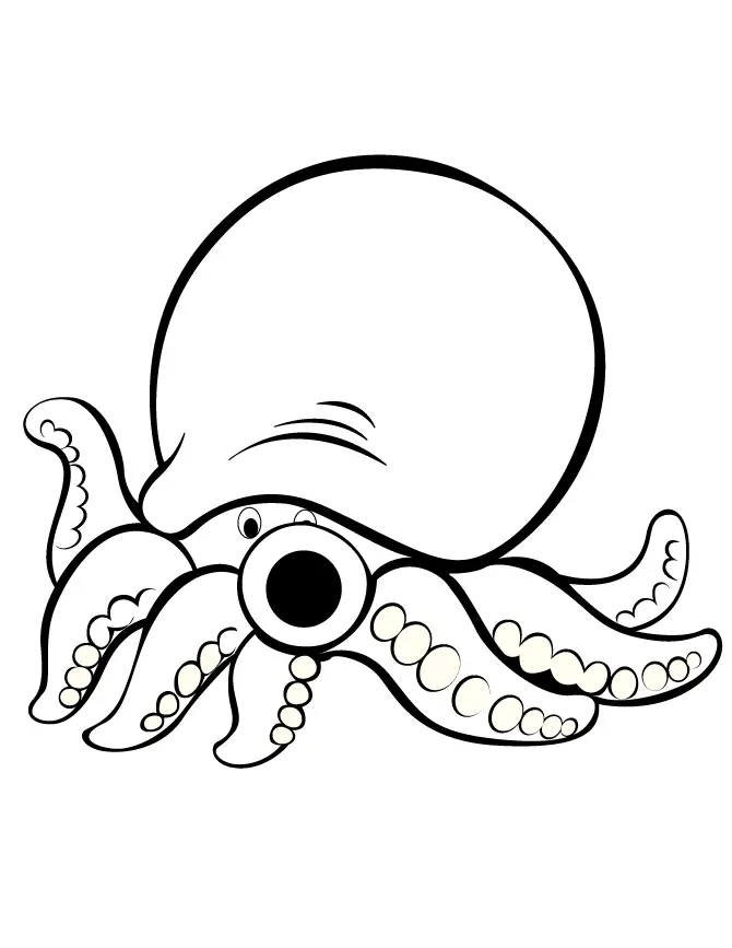Pulpo Para Colorear 62