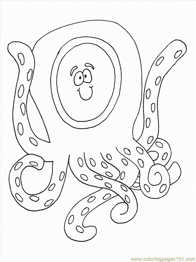 Pulpo Para Colorear 68