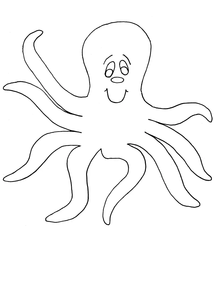 Pulpo Para Colorear 75