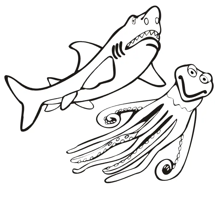 Pulpo Para Colorear 80