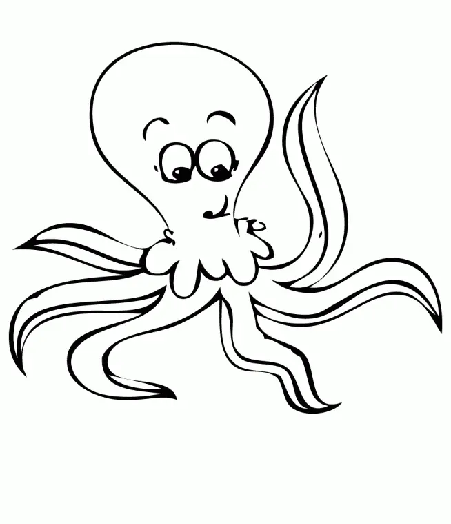 Pulpo Para Colorear 87