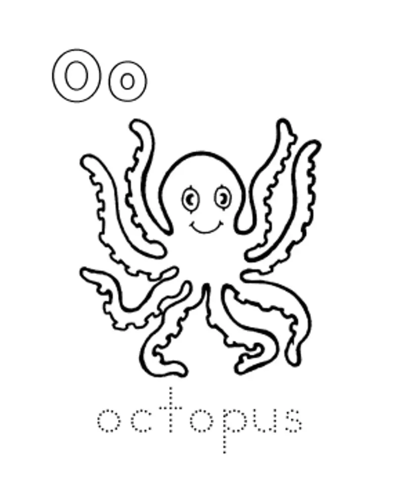 Pulpo Para Colorear 88