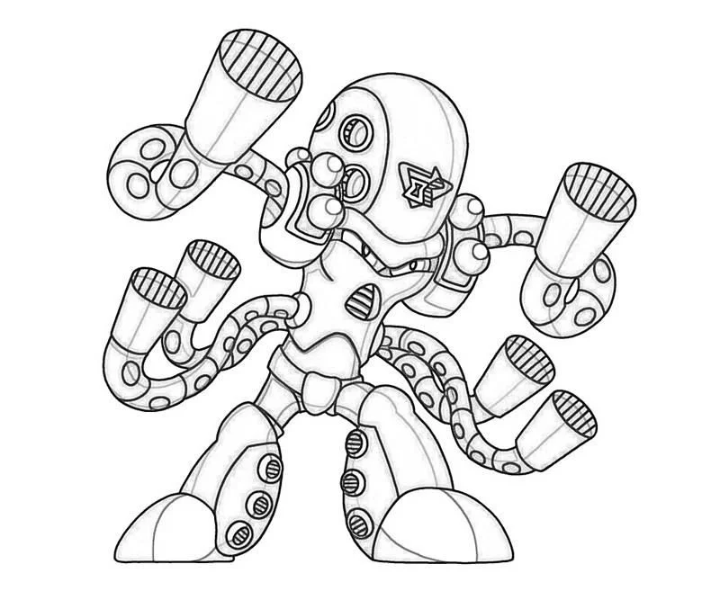Pulpo Para Colorear 98