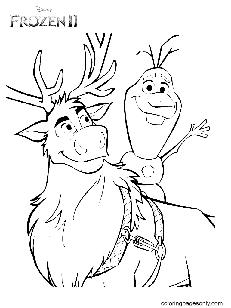 Olaf Coloring Pages 52