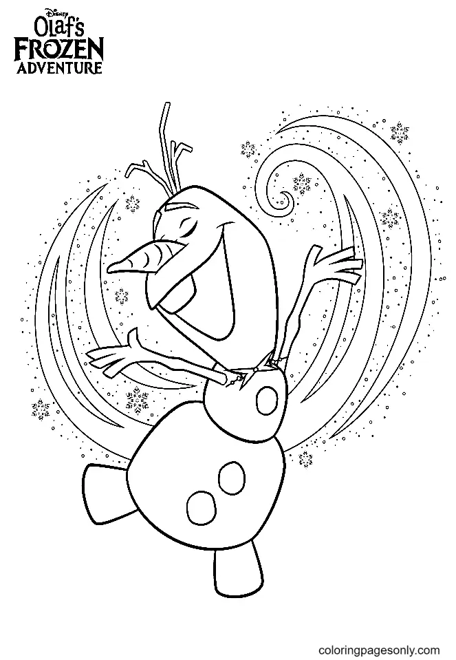 Olaf Coloring Pages 57