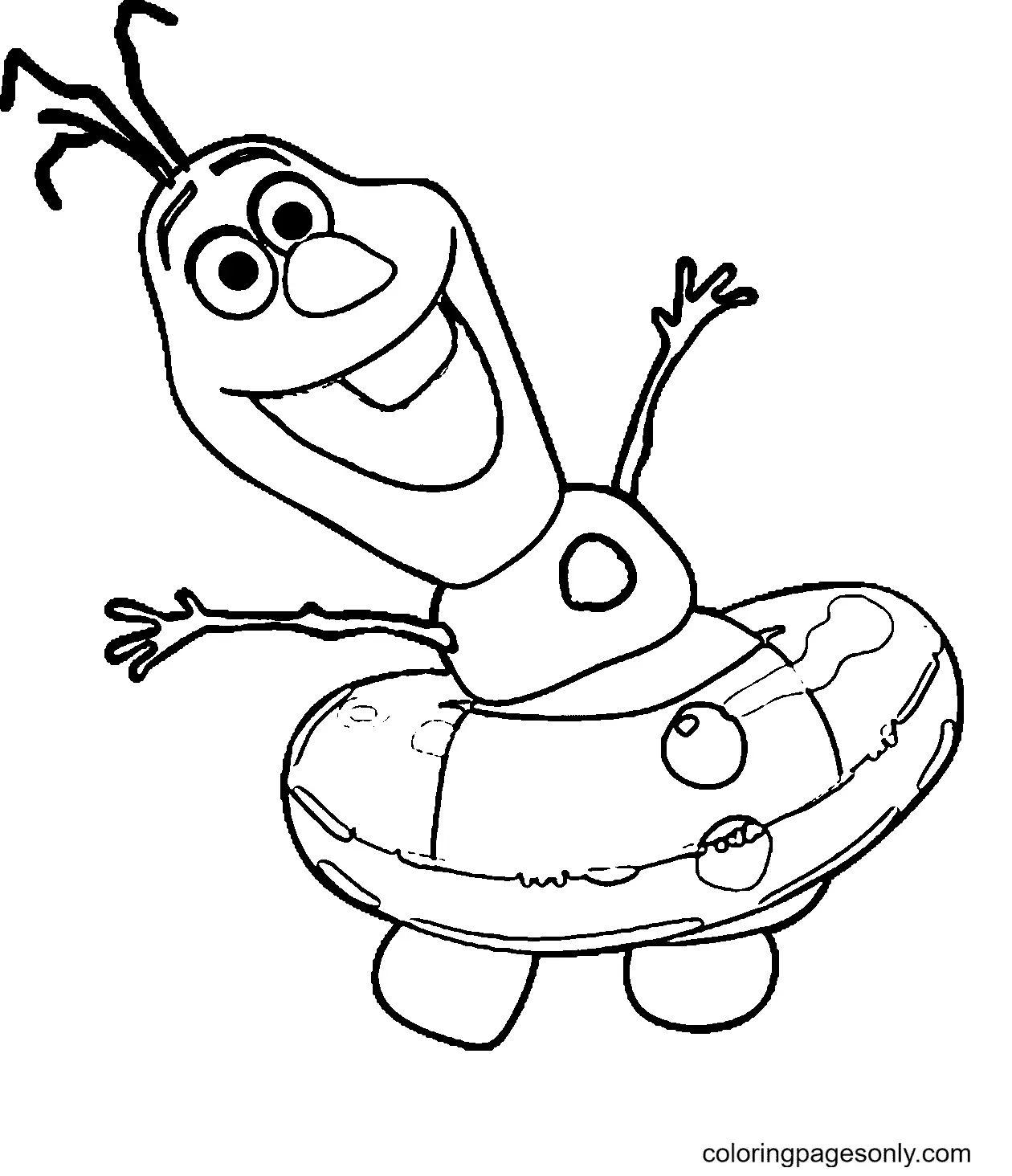 Olaf Coloring Pages 66