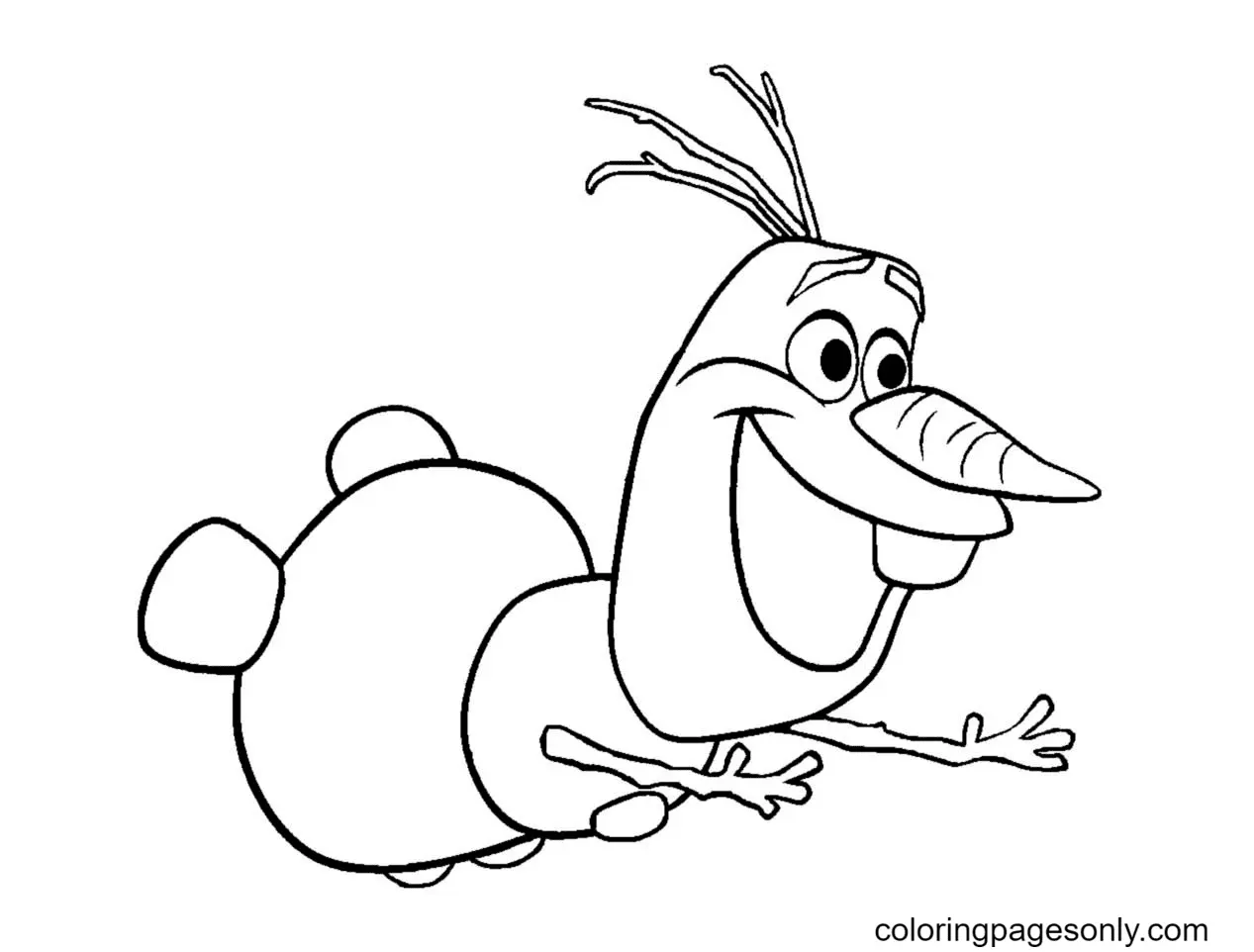 Olaf Coloring Pages 73