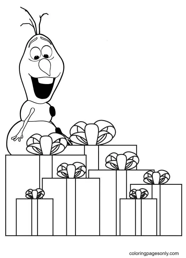 Olaf Coloring Pages 76
