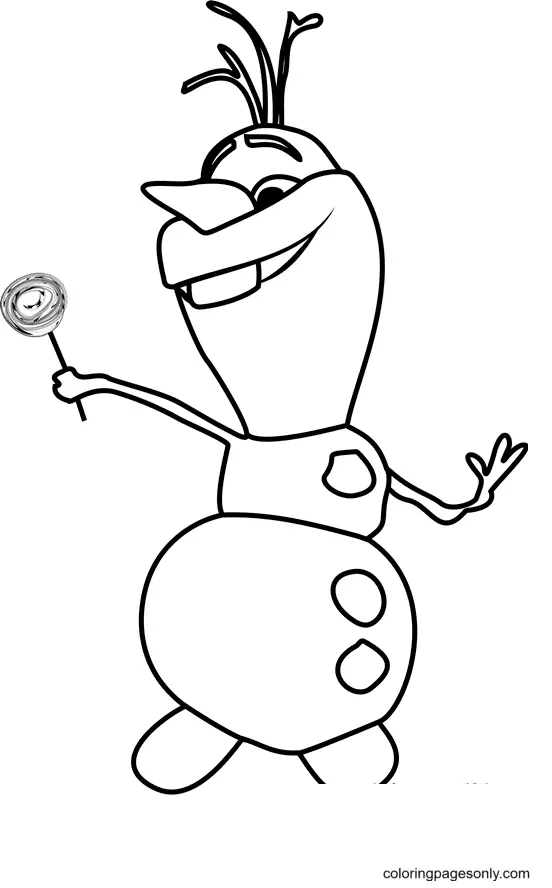 Olaf Para Colorear 83