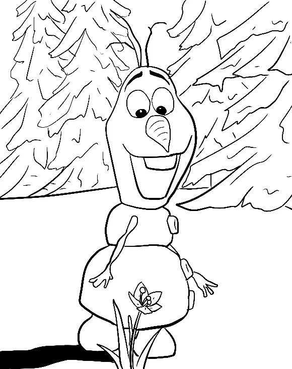 Olaf Ausmalbilder