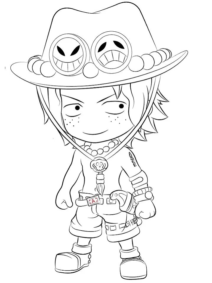 Personajes One Piece Para Colorear 13