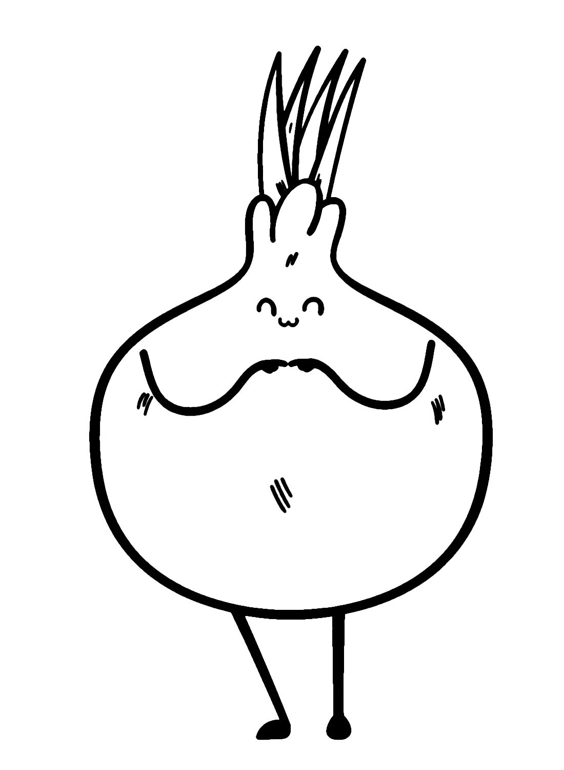 Zwiebel Ausmalbilder 20