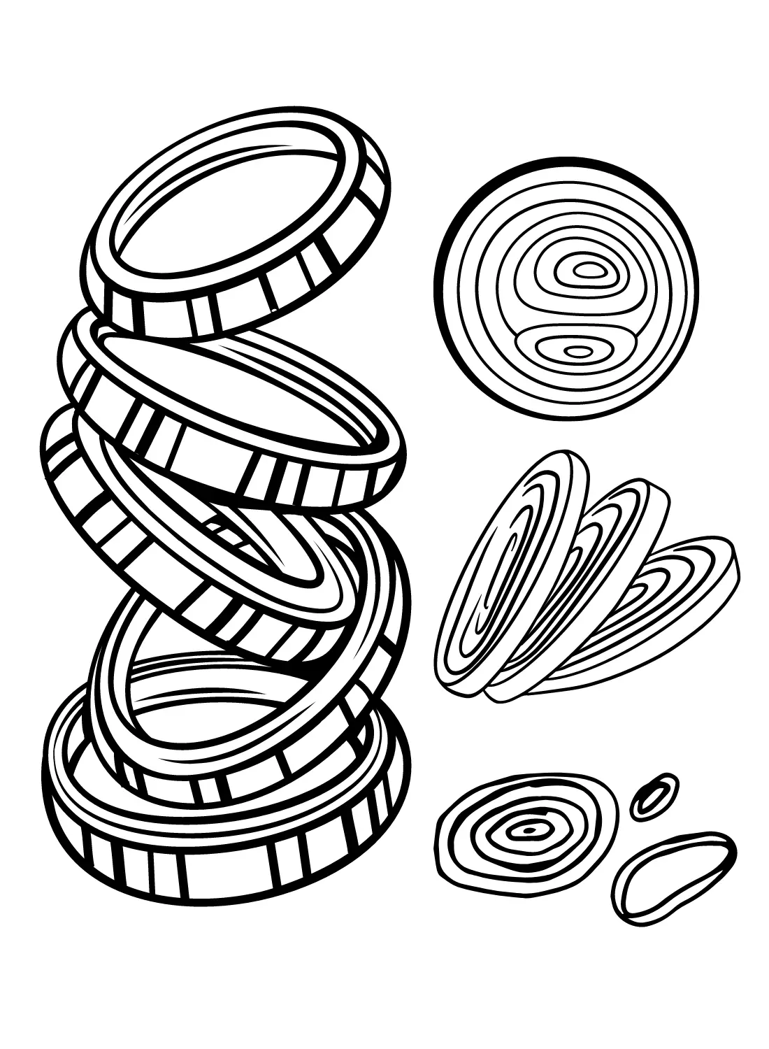 Zwiebel Ausmalbilder 31