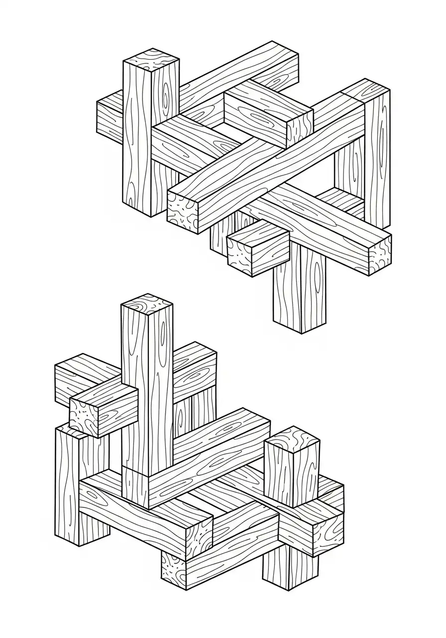 Ilusiones Opticas para Colorear 15