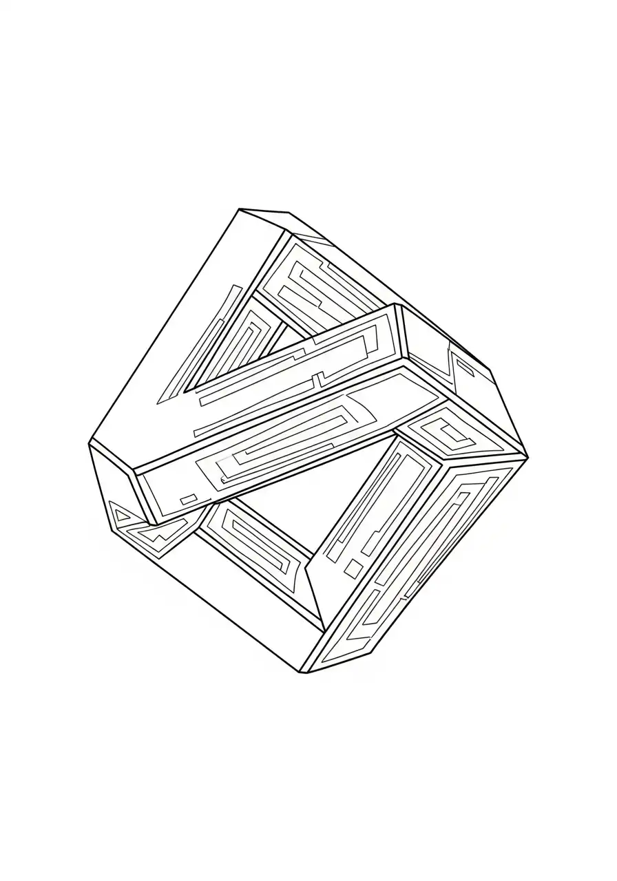 Ilusiones Opticas para Colorear 2