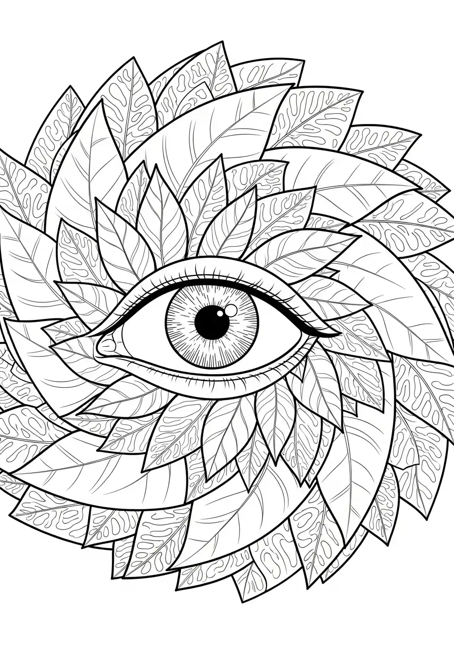 Ilusiones Opticas para Colorear 20