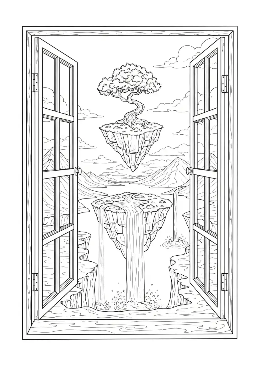 Ilusiones Opticas para Colorear 26