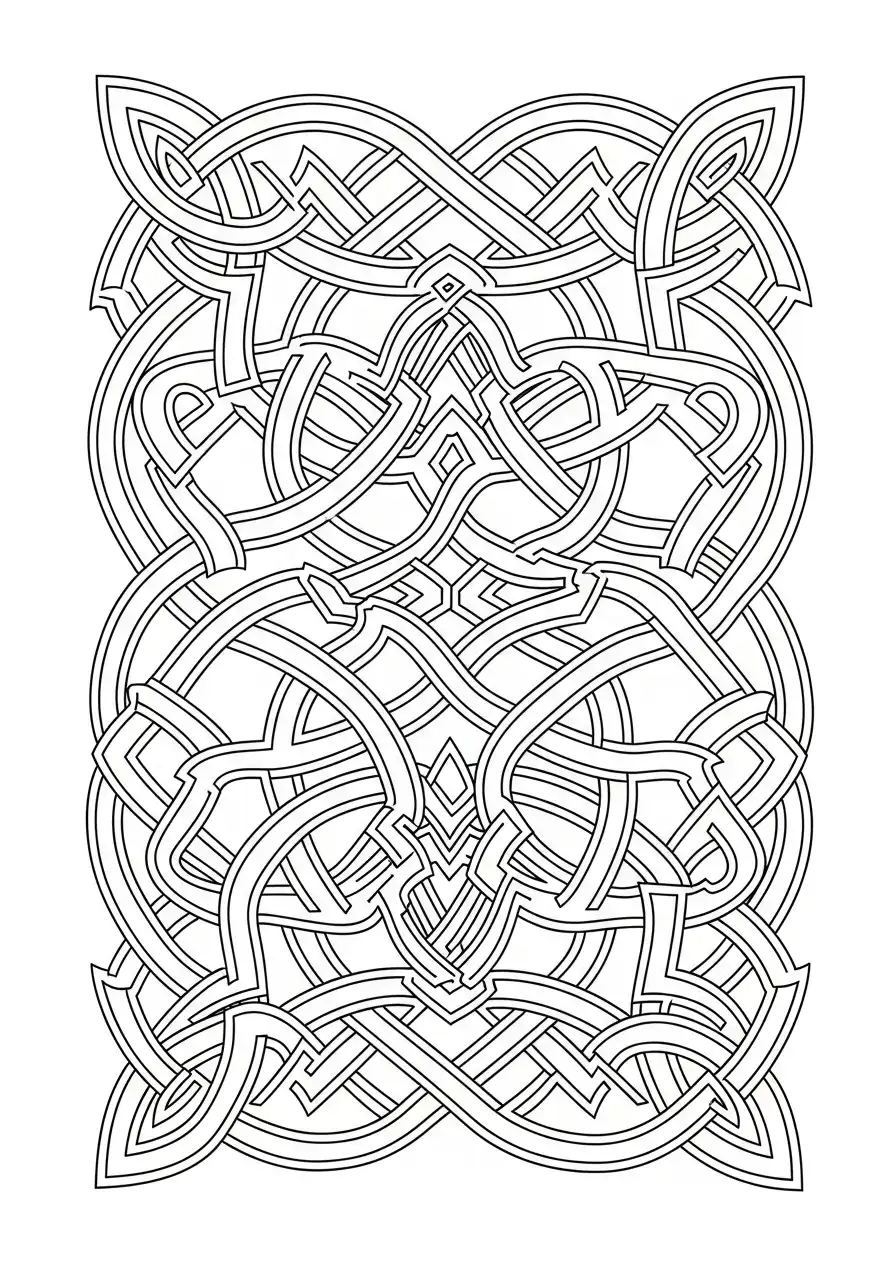 Ilusiones Opticas para Colorear 4