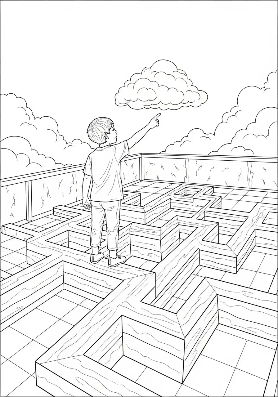 Ilusiones Opticas para Colorear 5