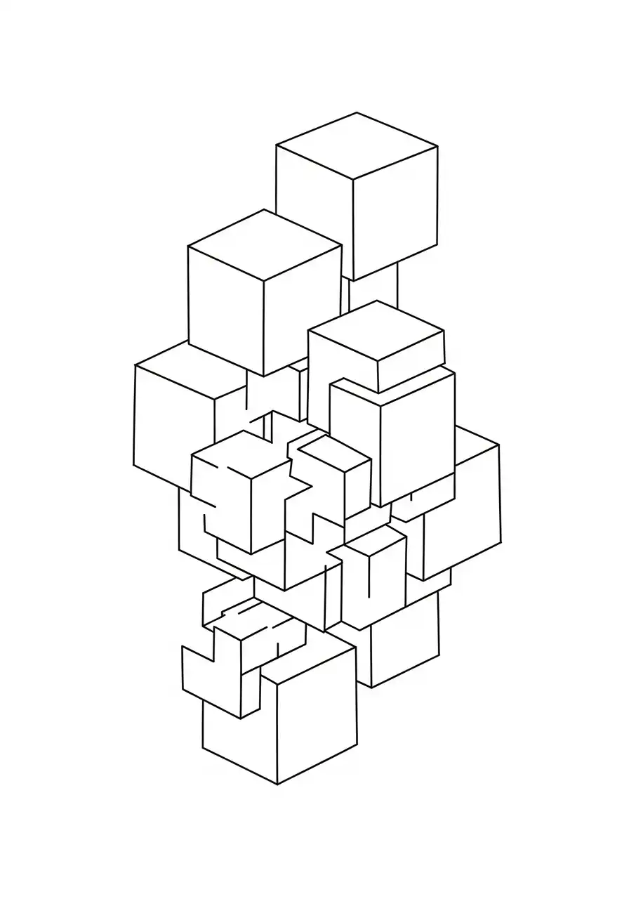 Ilusiones Opticas para Colorear 6