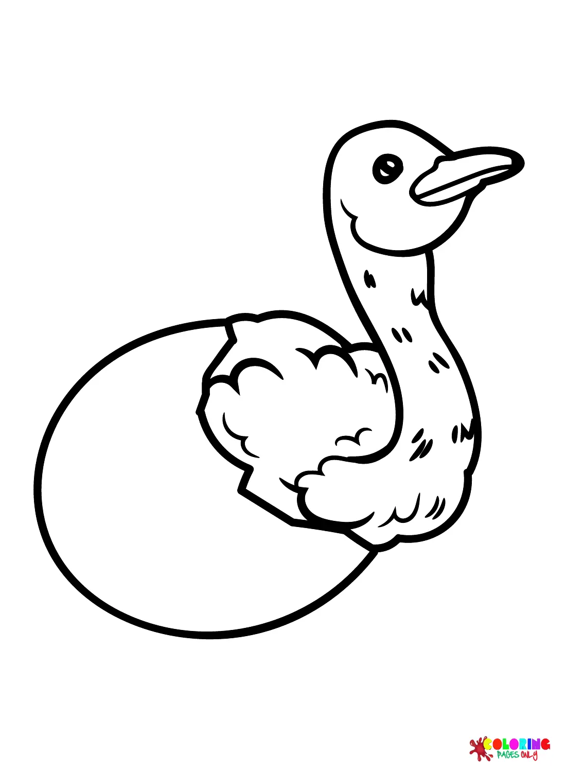 Ostrich Coloring Pages 38