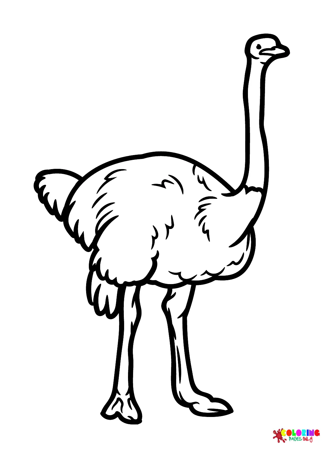 Ostrich Coloring Pages 41