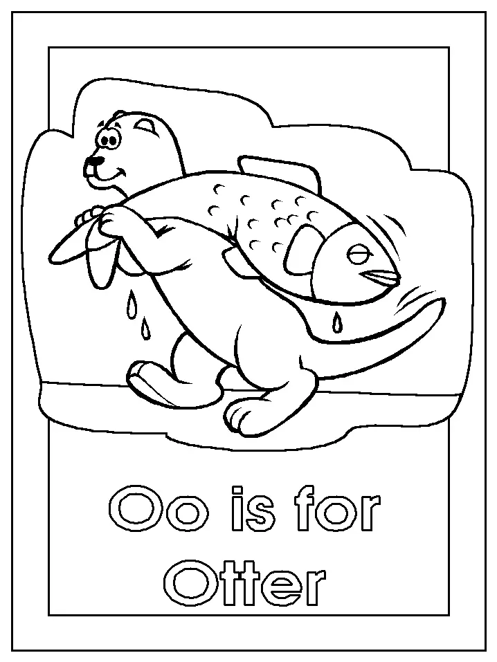 Otter Ausmalbilder 124