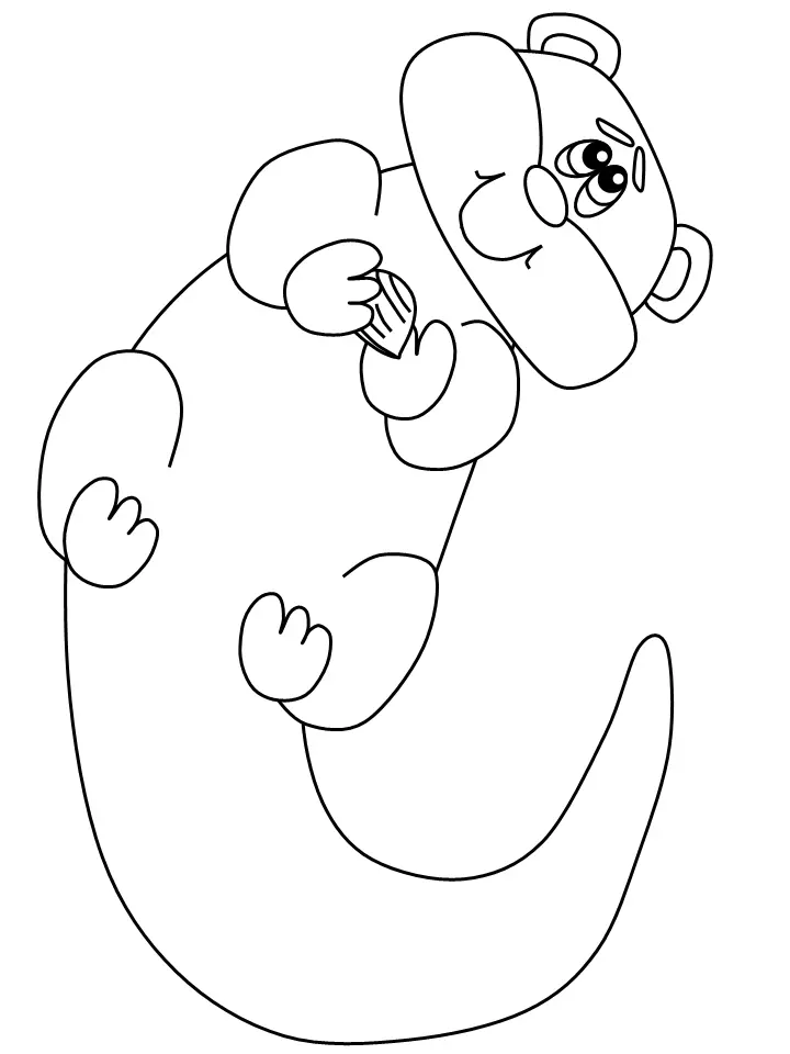 Otter Ausmalbilder 97
