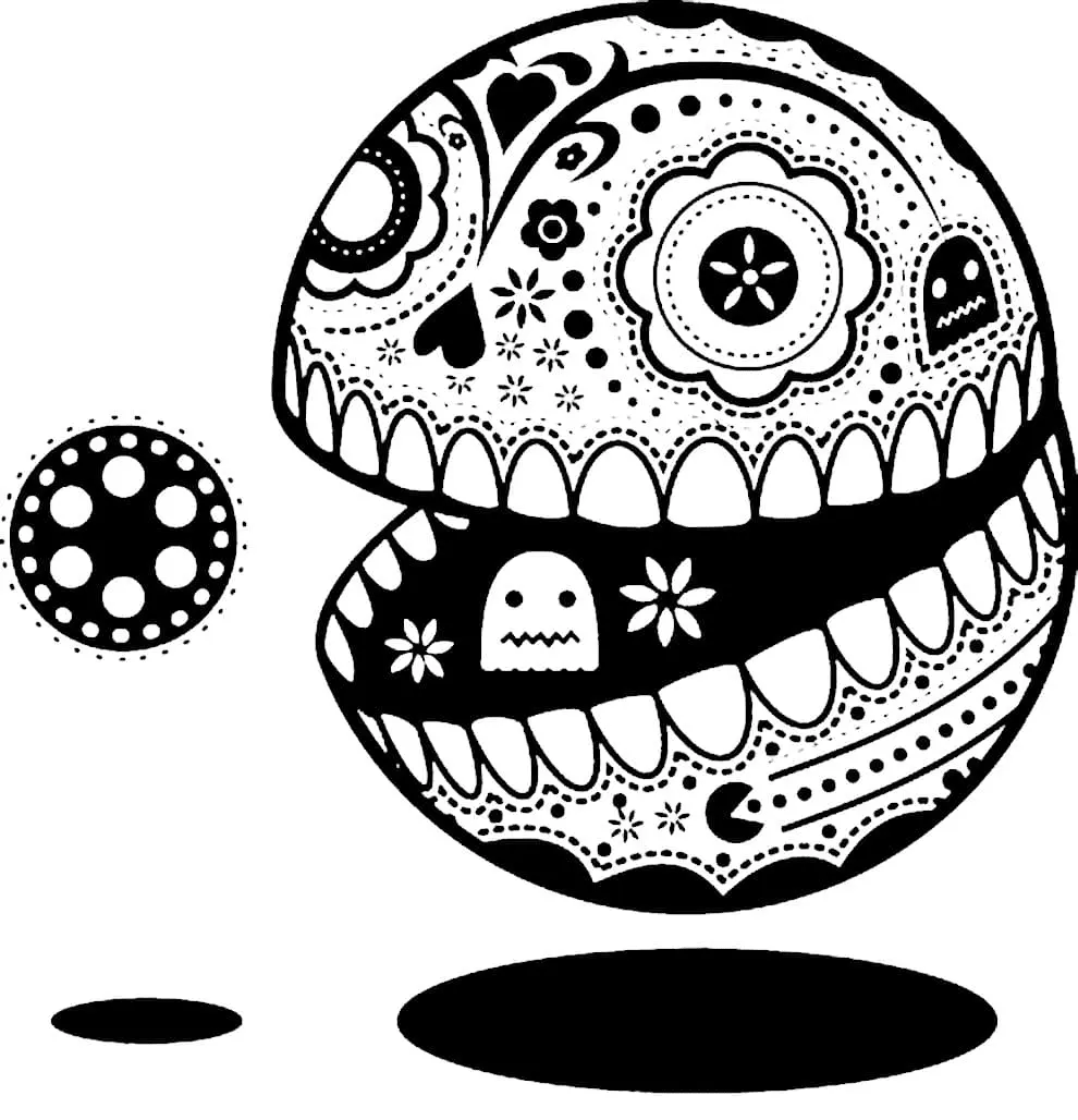 Pac Man Coloring Pages 15