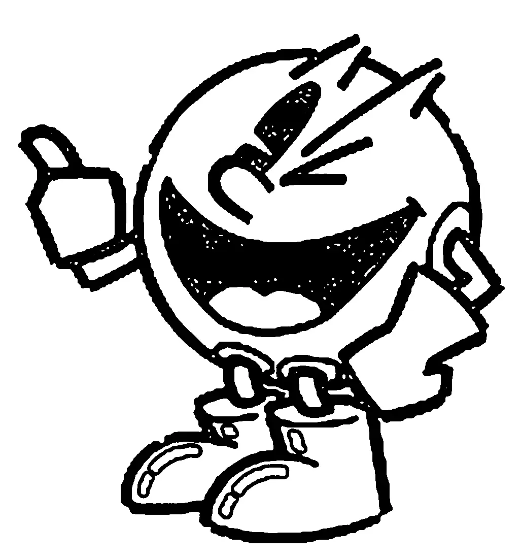 Pac Man Coloring Pages 16