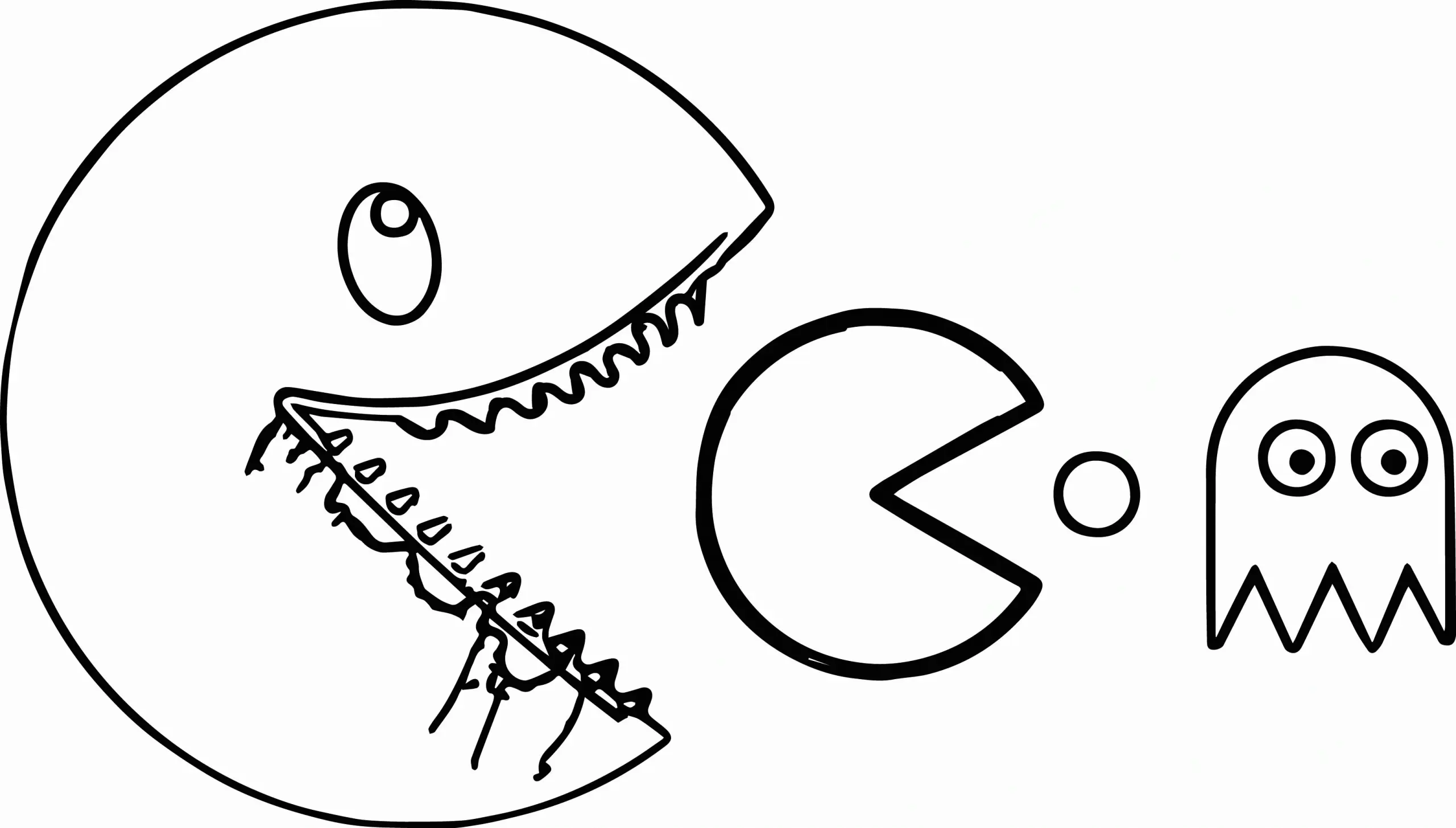 Pac Man Coloring Pages 19