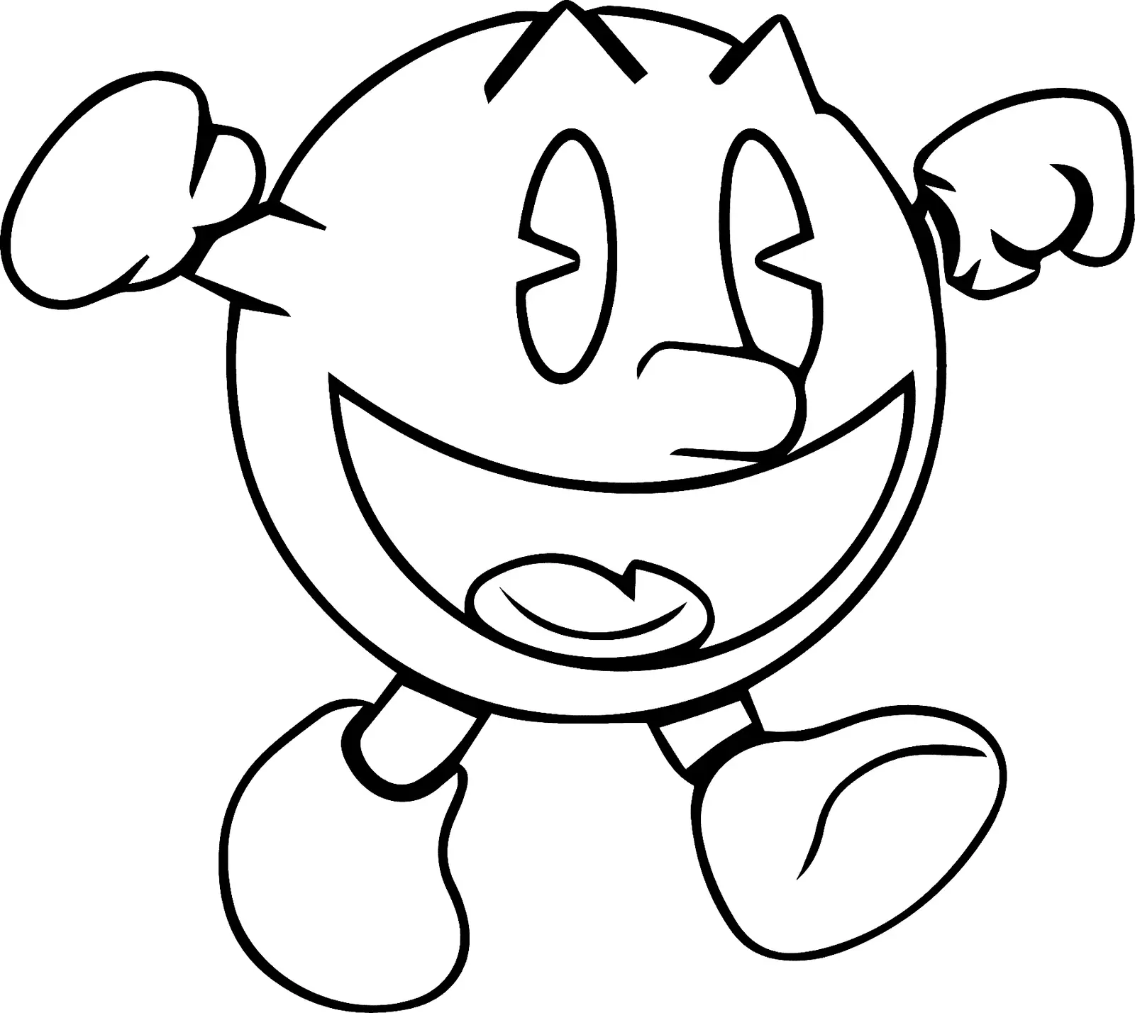 Pac Man Coloring Pages 2