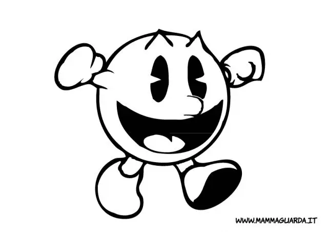 Pac Man Coloring Pages 22