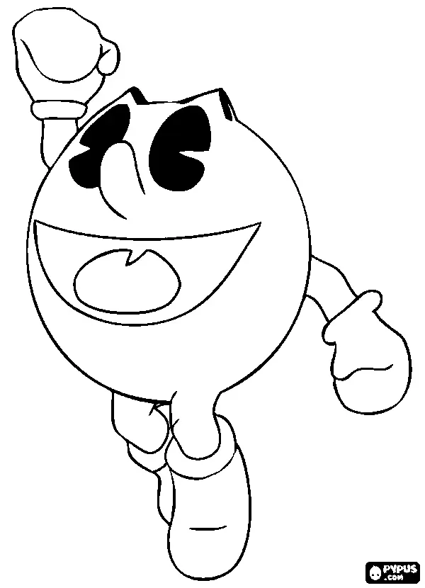 Pac Man Coloring Pages 27
