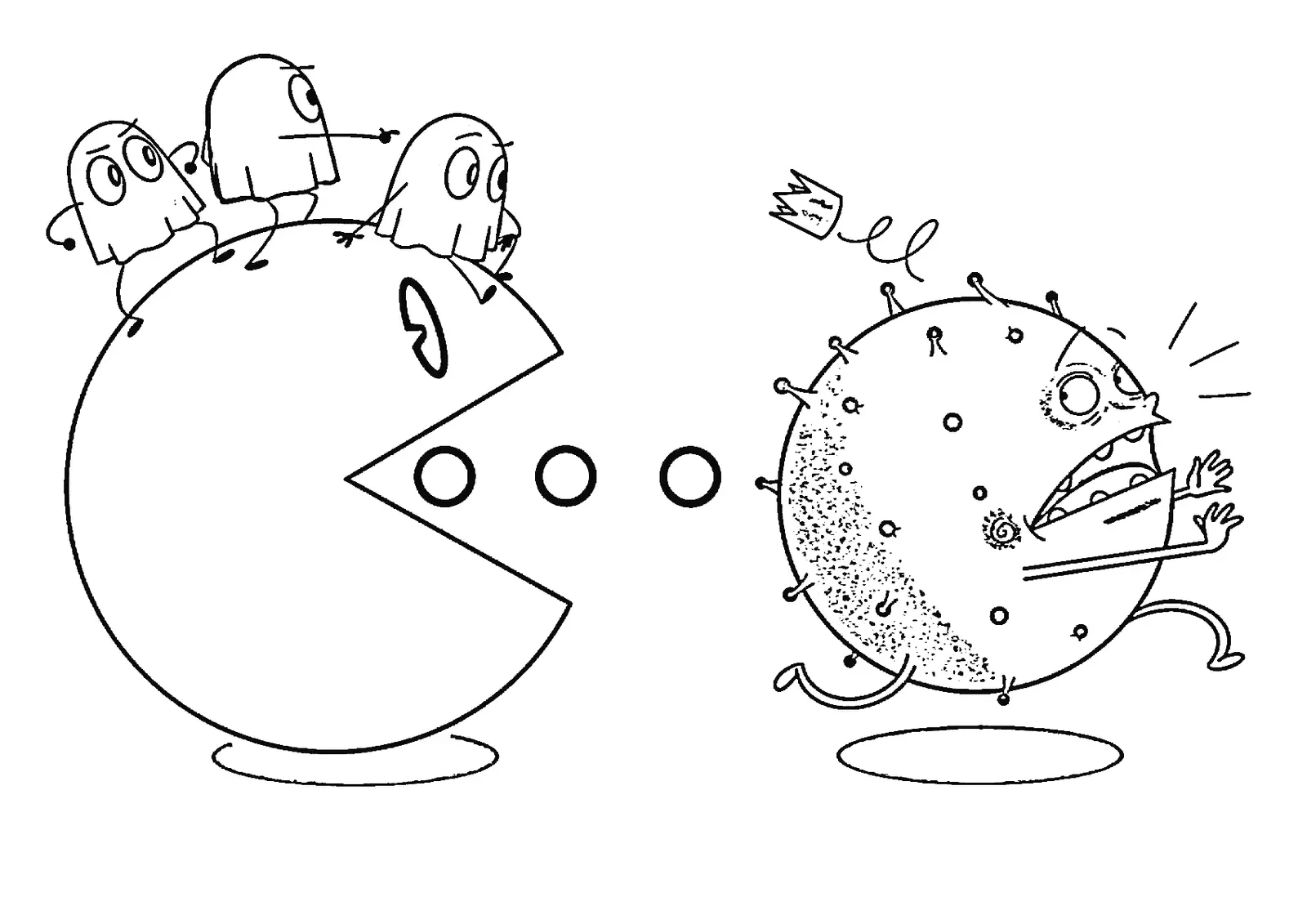 Pac Man Coloring Pages 32