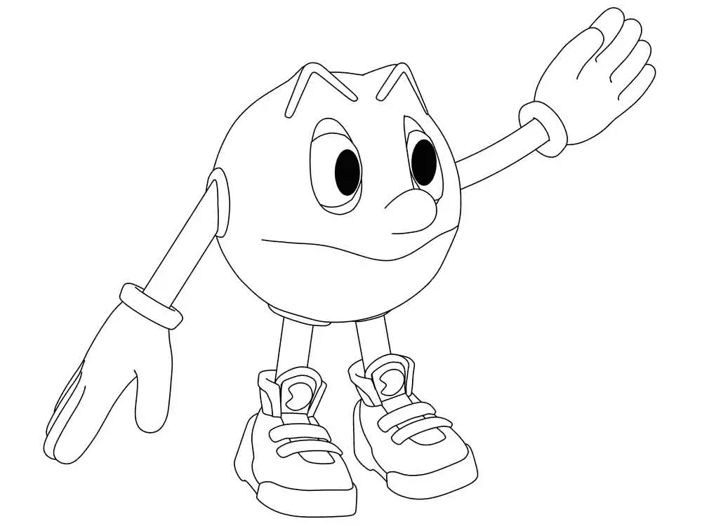 Pac Man Coloring Pages 35