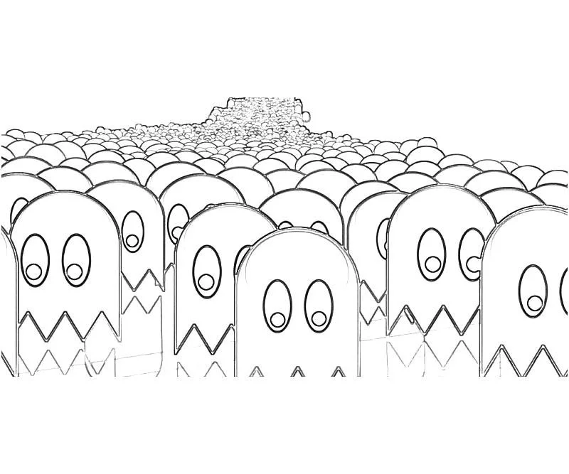 Pac Man Coloring Pages 38