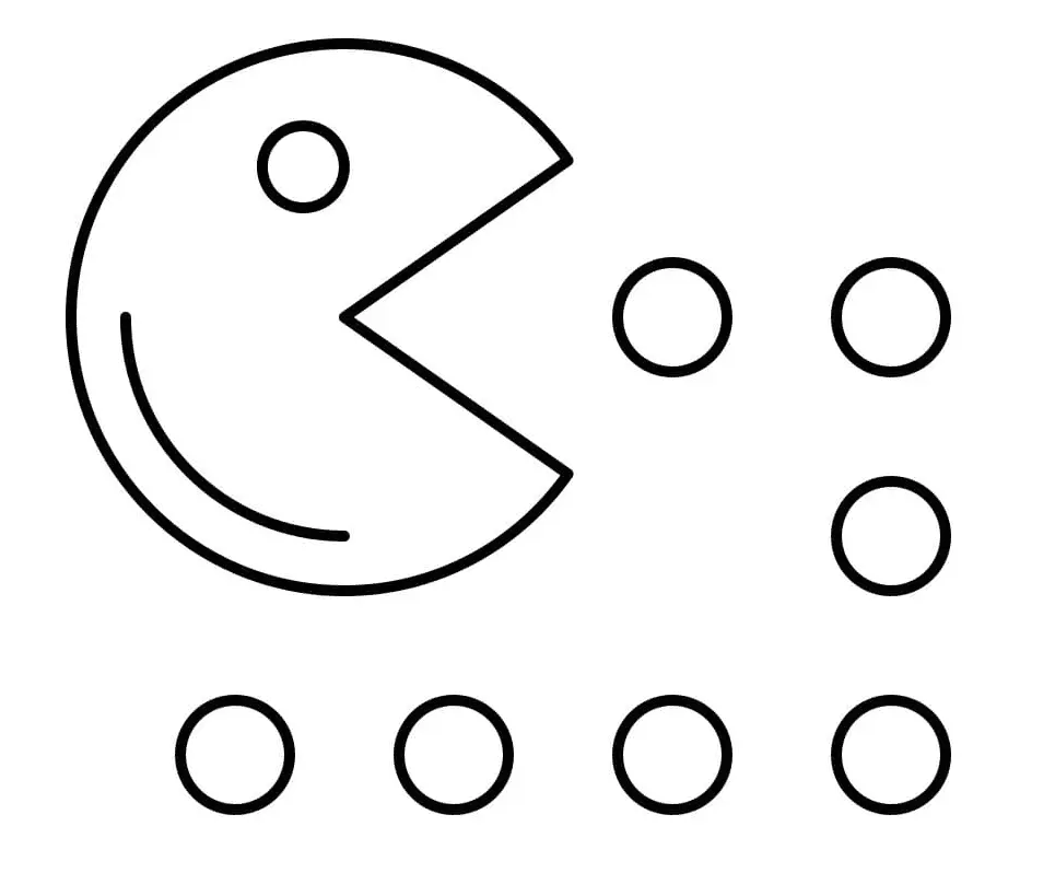 Pac Man Coloring Pages 7