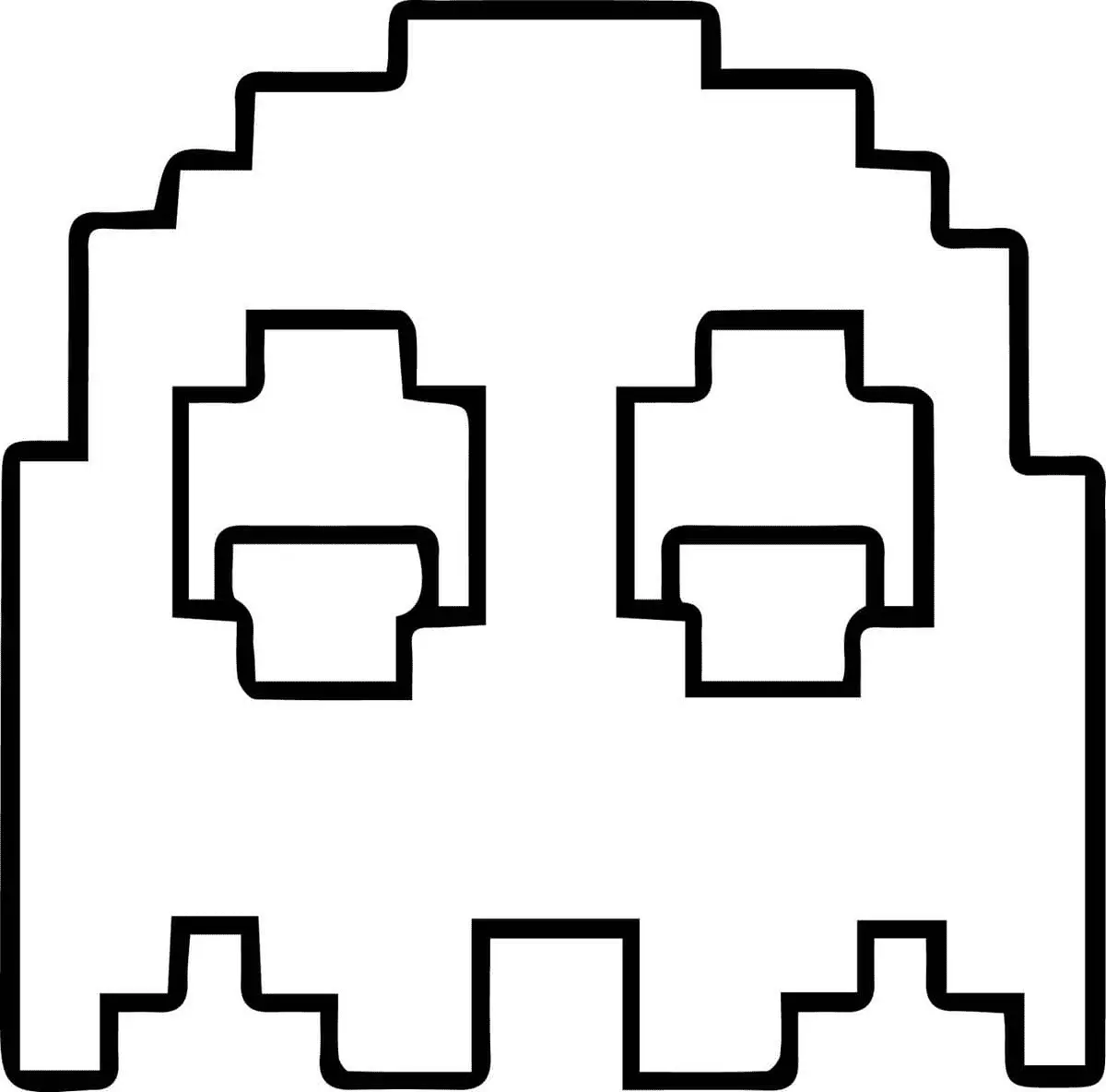 Pac Man Coloring Pages 8