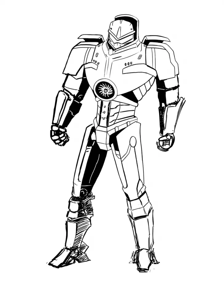 Pacific Rim Coloring Pages 11