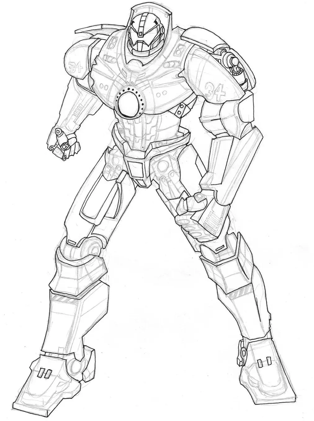 Pacific Rim Coloring Pages 3