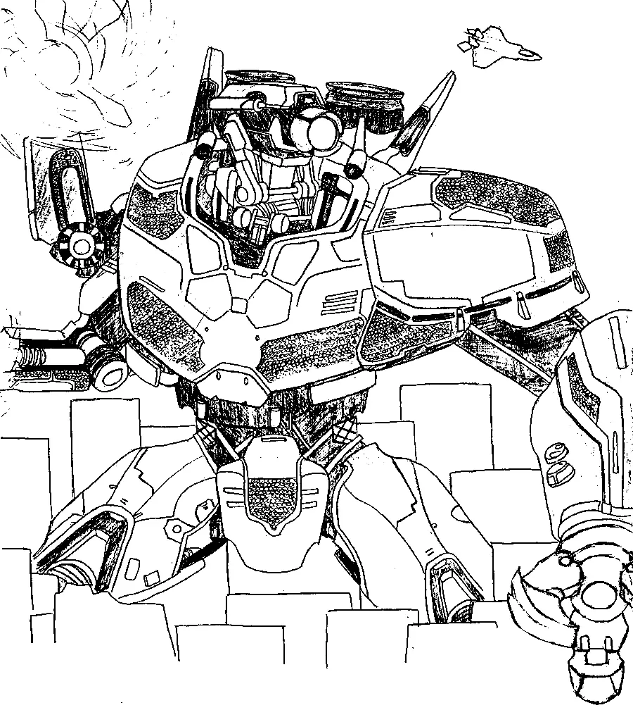 Pacific Rim Coloring Pages 5