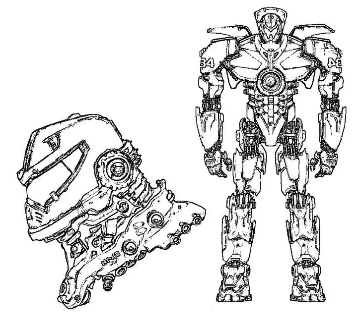 Pacific Rim Coloring Pages 9