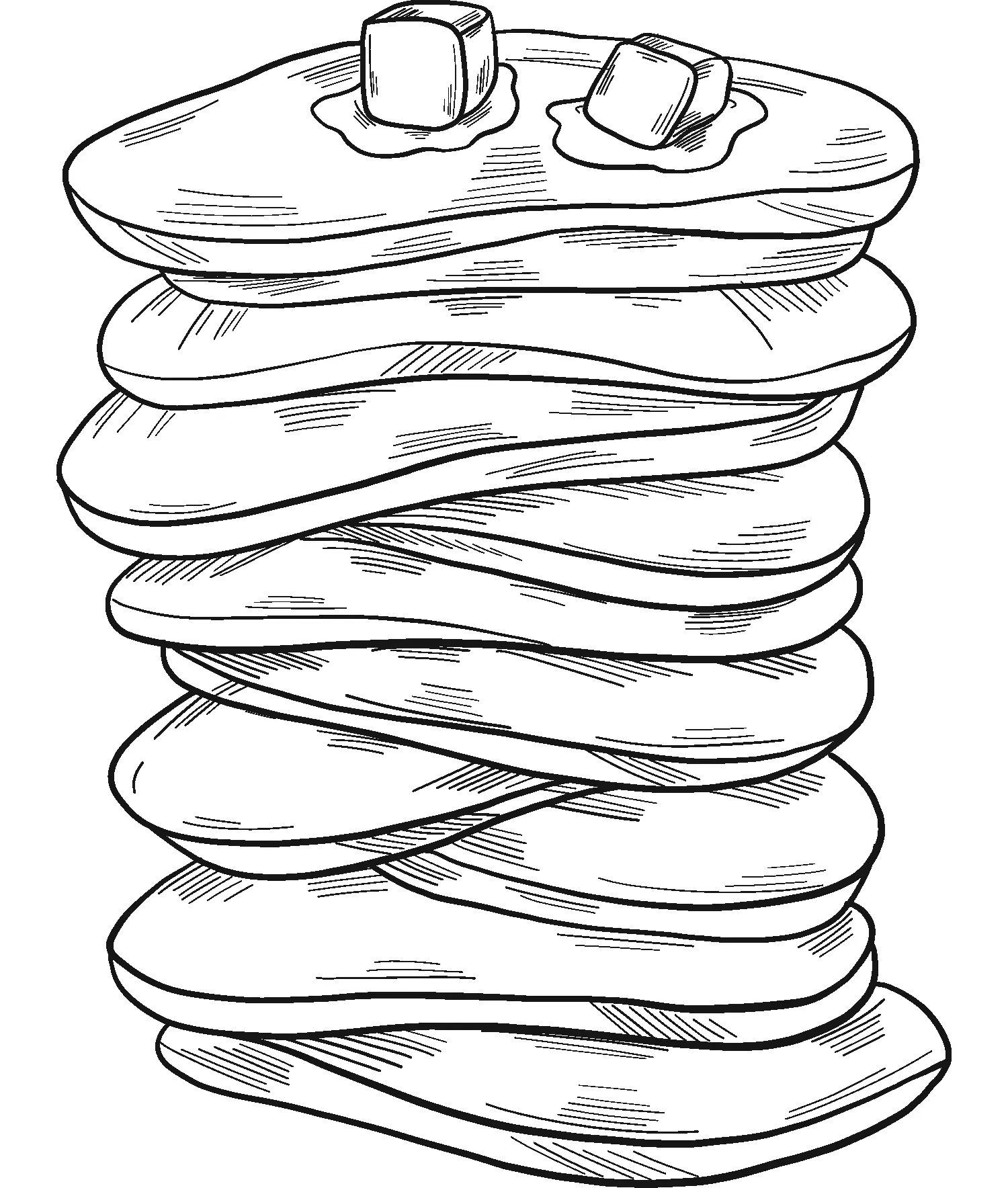 Panqueque Para Colorear 11
