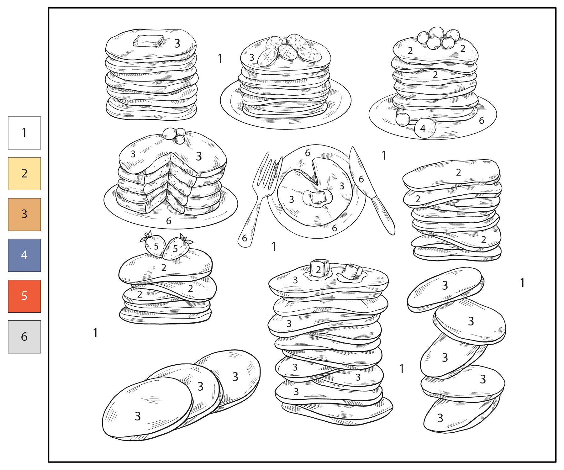 Panqueque Para Colorear 22