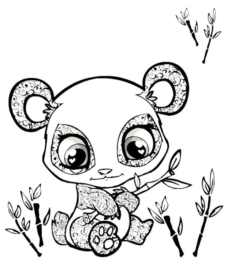 Desenhos de Panda Para Colorir 1