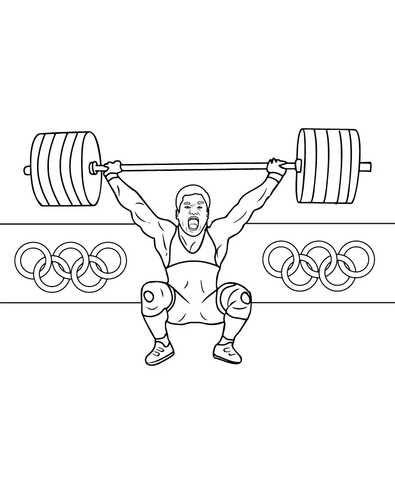 Paris 2024 Olimpiadas Para Colorear 19