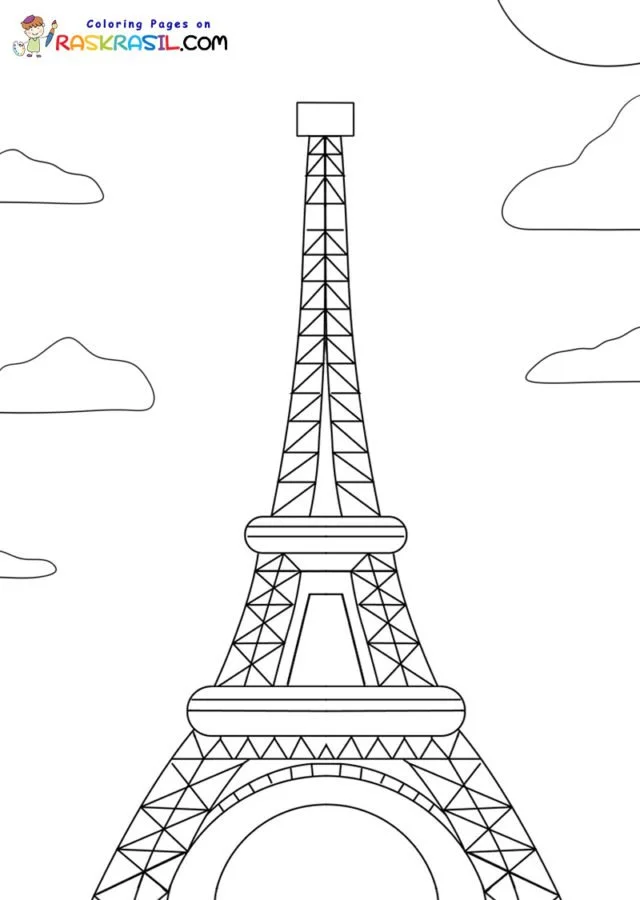 Paris Ausmalbilder 2