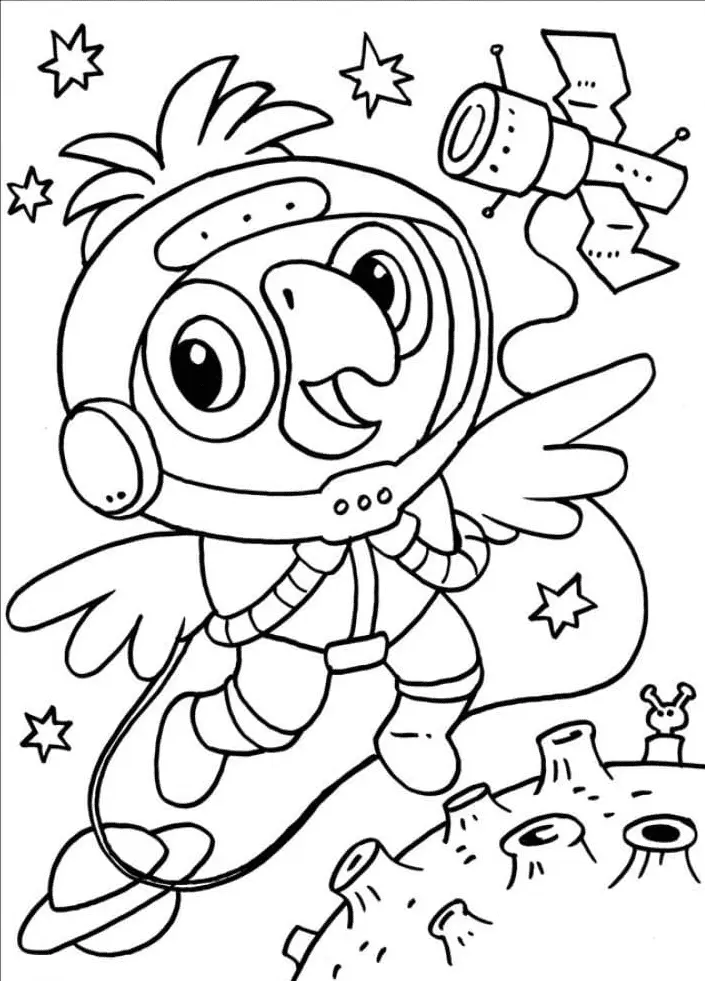 Parrot Coloring Pages 59